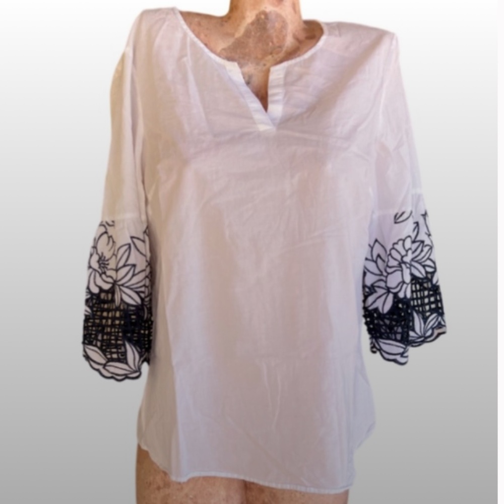 COPY - Bell-Sleeve Peasant Blouse